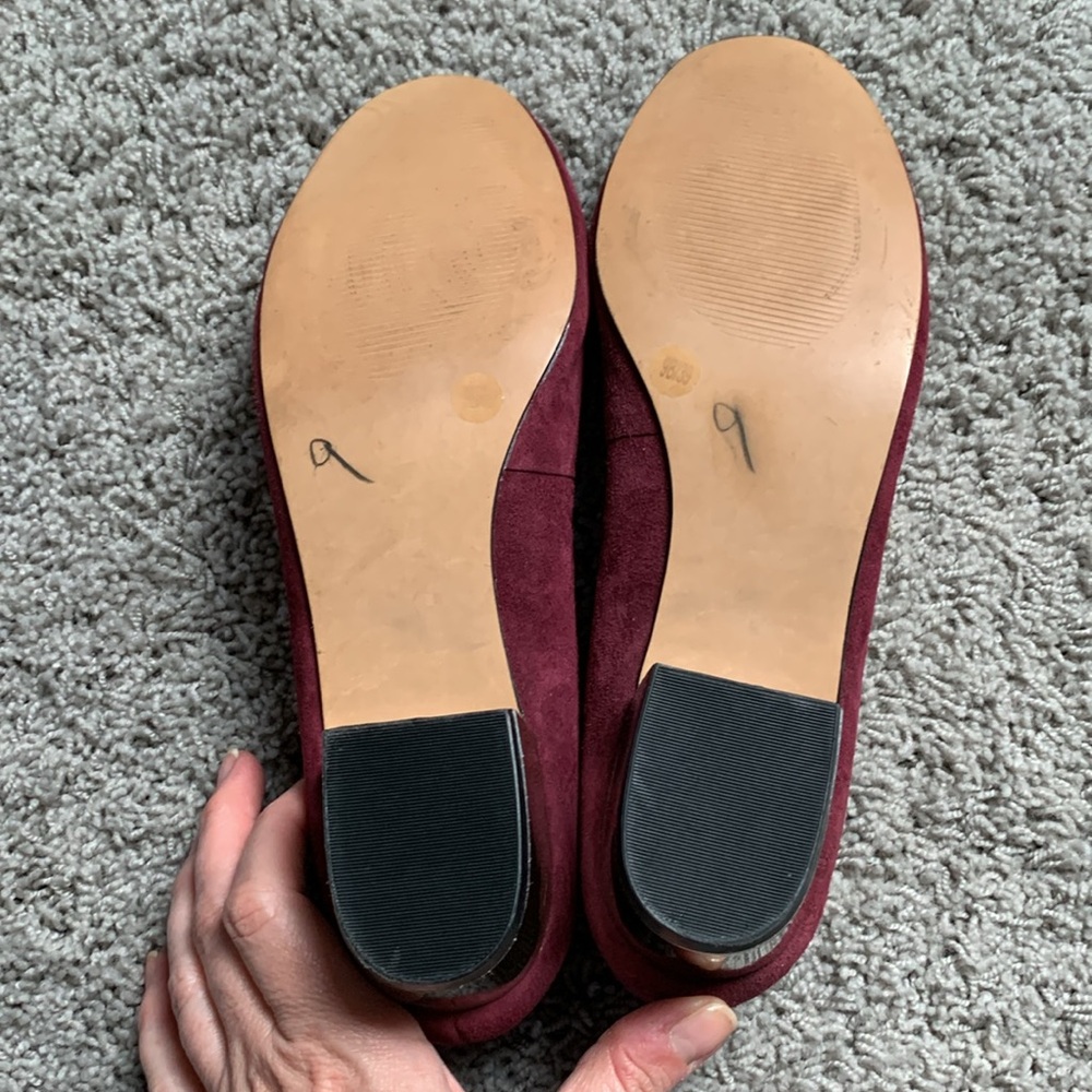 Sole Society Burgundy Suede Heels - Picture 9 of 12